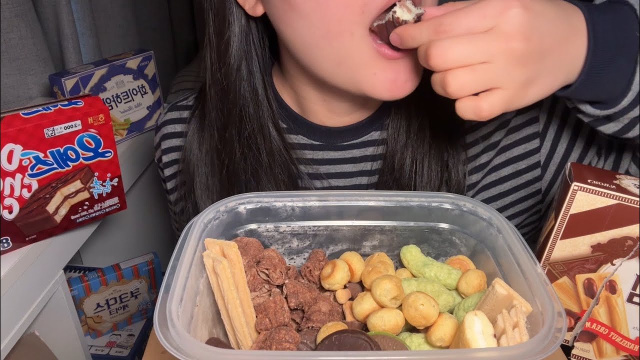 과자 얼려 먹었더니 끝이 없습니다