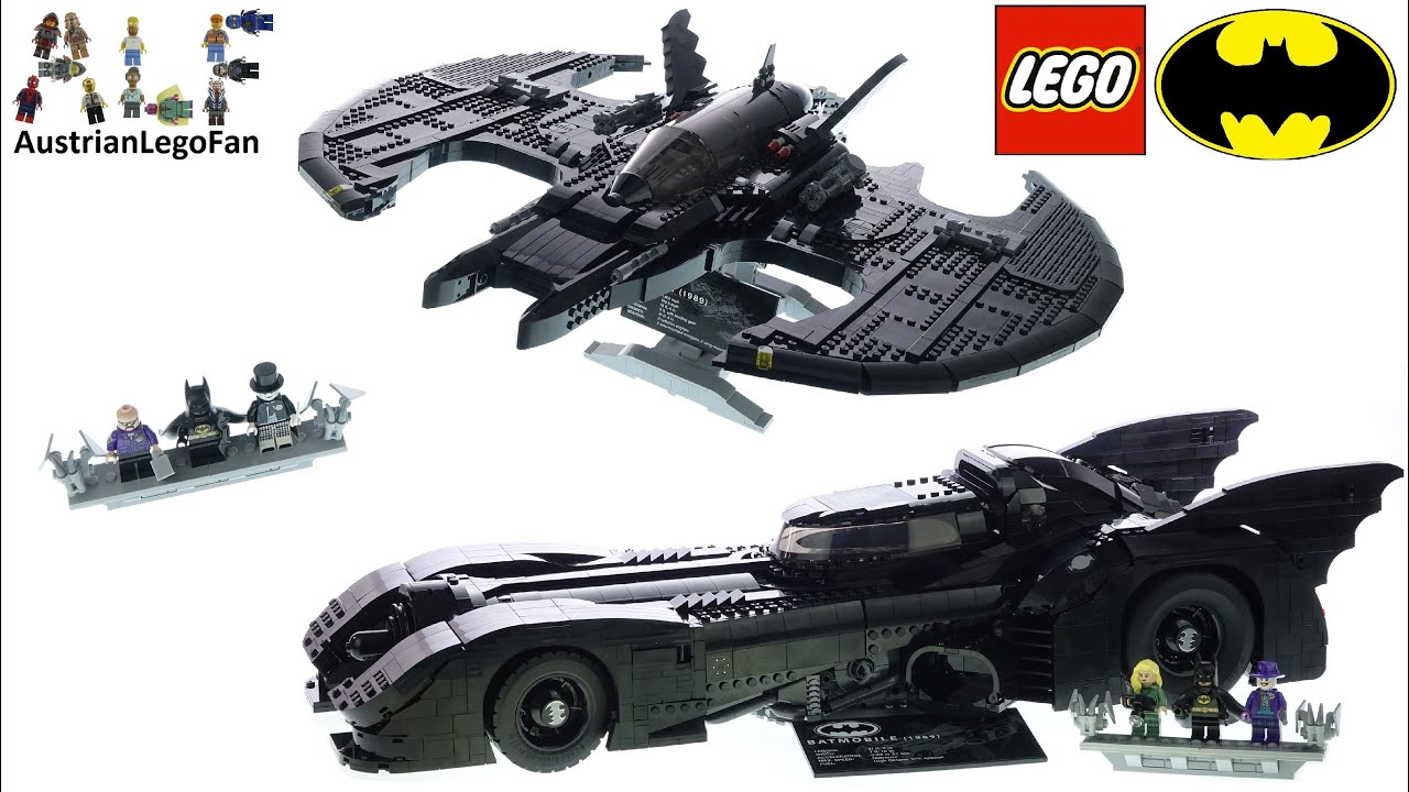 LEGO Batman 1989 Batmobile + Batwing - LEGO Speed Build Review