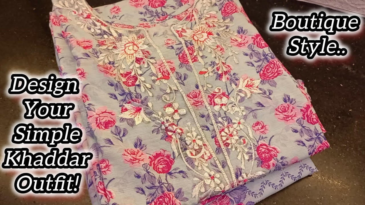 How to design khaddar suit for winters in 2026 | New dress designs like boutique style | Dress