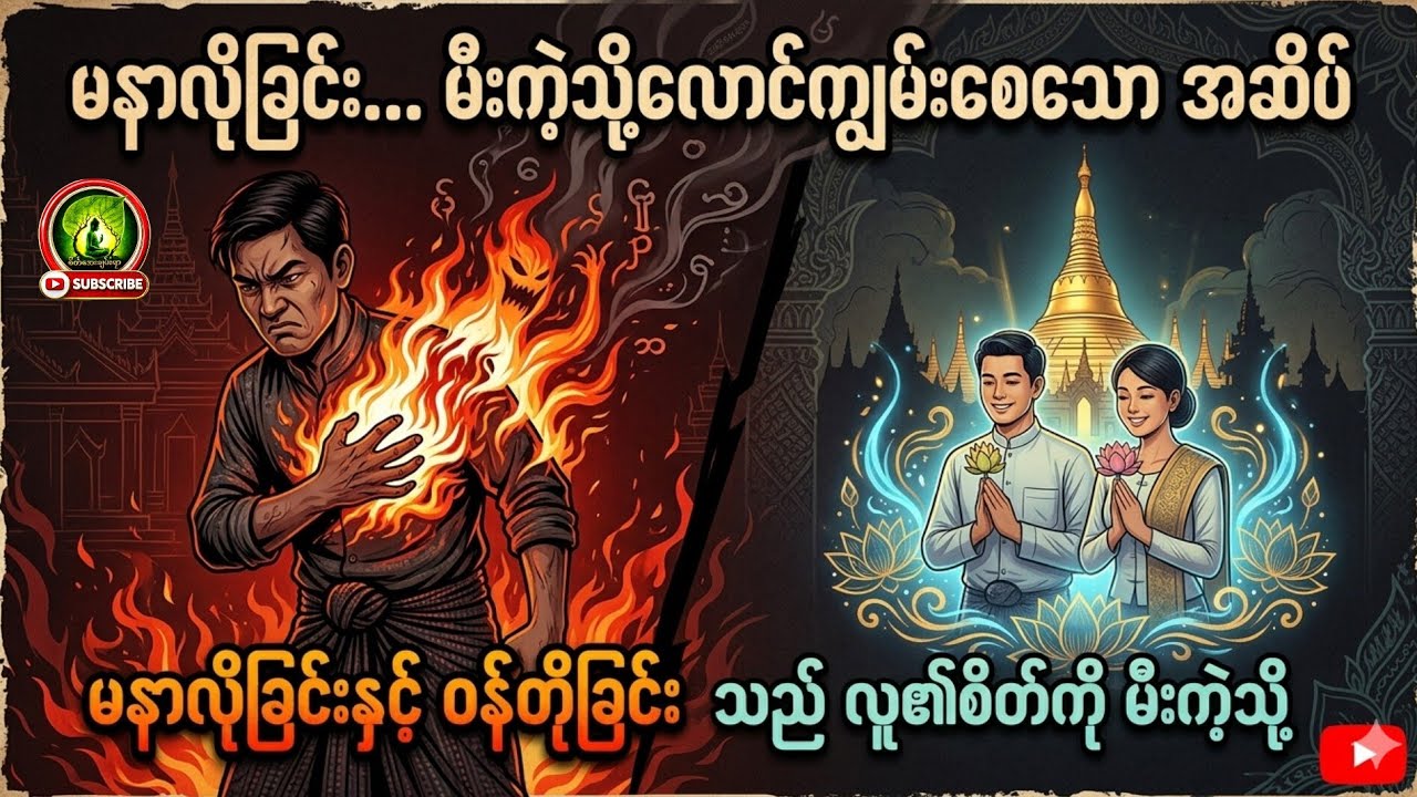 မနာလို ဝန်တိုခြင်း ကို ဖယ်ရှားပြီး စိတ်ချမ်းသာမှု ရယူနည်း#စိတ်အေးချမ်းရာ