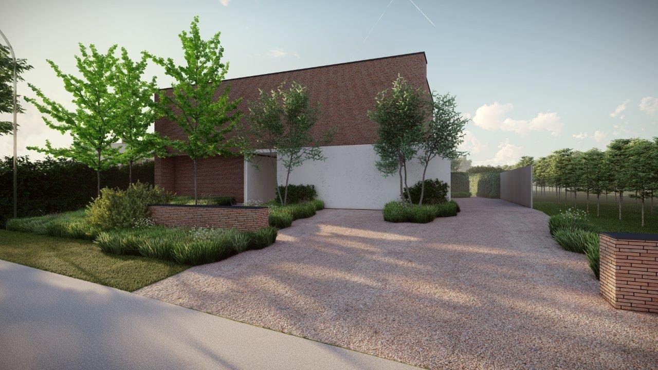 Landschapstuin in Wetteren - ontwerp