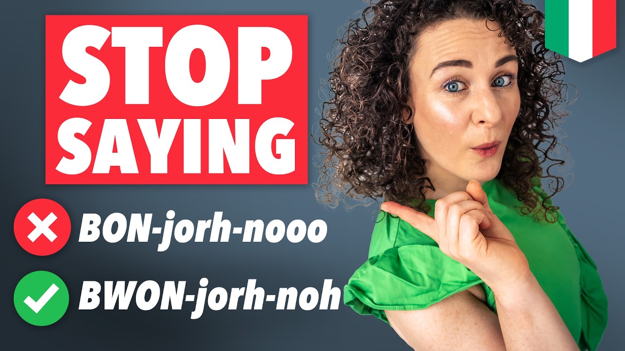 DO NOT say these 15 Italian Words Wrong! Say them PROPERLY in Italian!