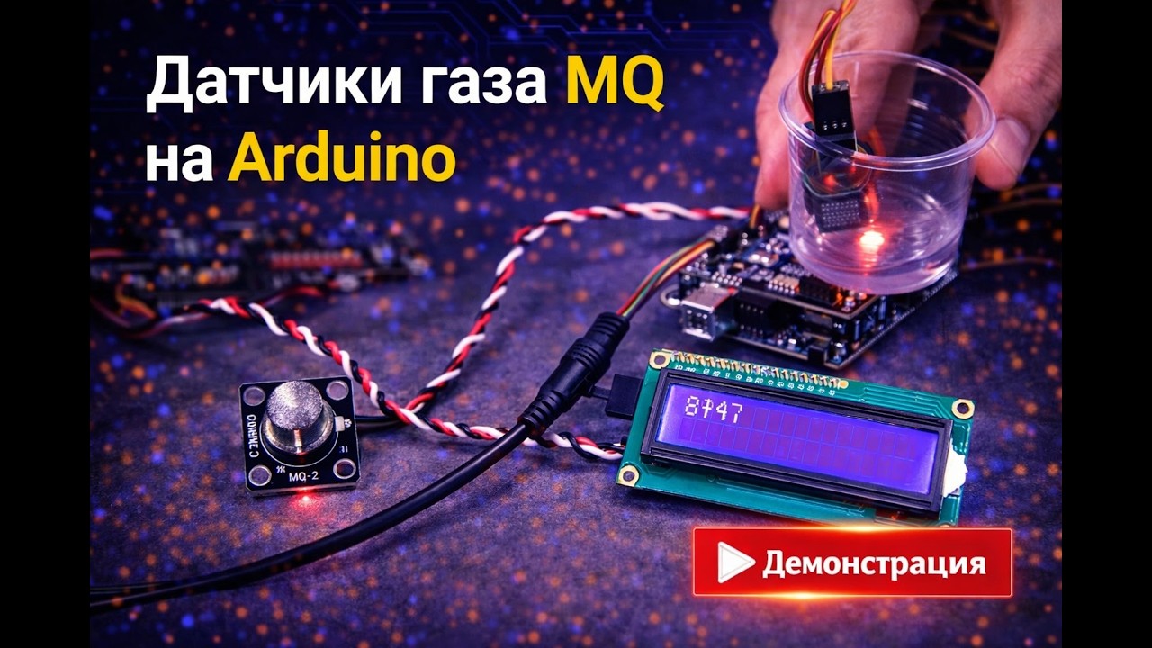 Датчики газа MQ (Trema-модуль v2.0) | Новинка от iarduino.ru