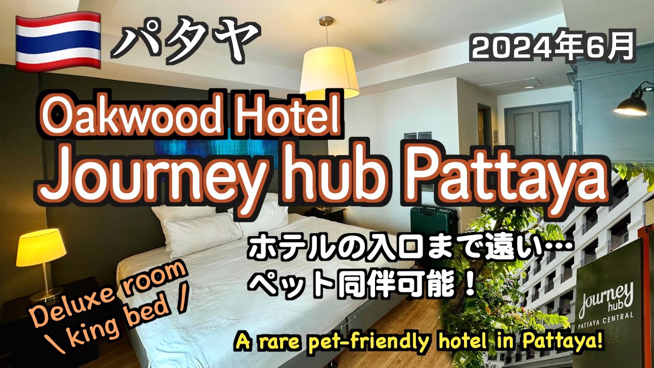【タイ】入口が遠く立地が微妙！？ペット同伴可能なパタヤのホテル「Journey hub Pattaya」（Pet-friendly hotels in Pattaya）