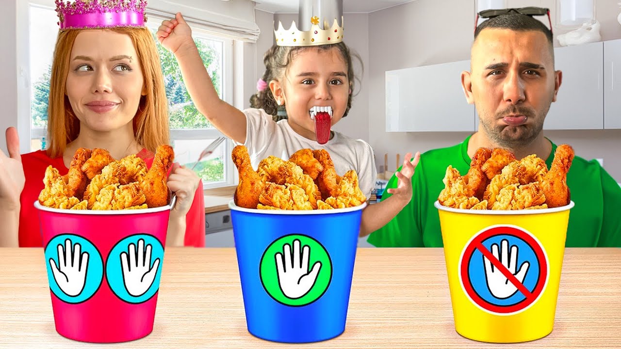 TEK EL, ÇİFT EL, ELSİZ YEMEK YARIŞMASI !? | LOL BEBEK ÖDÜLLÜ !! ​⁠@GamzeKarta