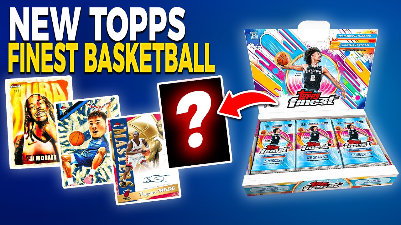 Topps 2025-2026 Finest Basketball Hobby Box (HUGE ROOKIE PULL!)