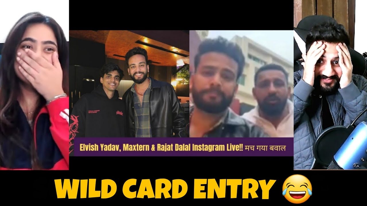 Wild Card Entry in Elvish Yadav vs Maxtern Fight | Rajat Dalal Op 😂