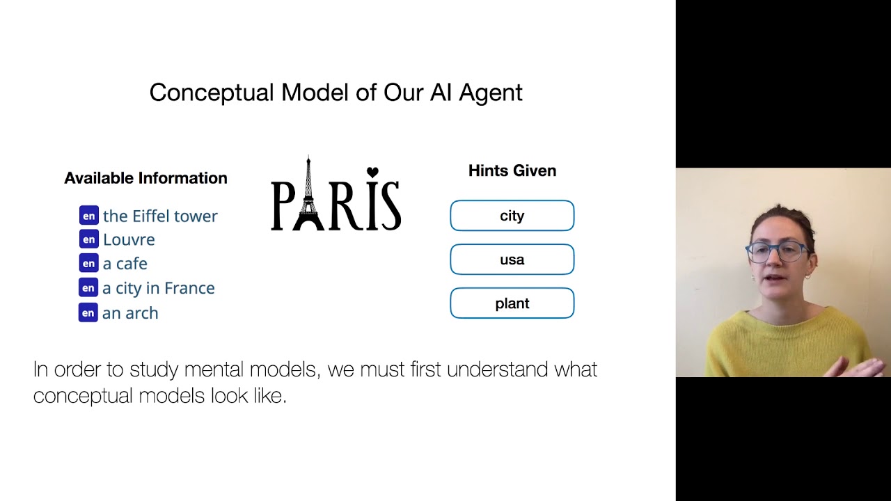 Mental Models of AI Agents in a Cooperative Game Setting