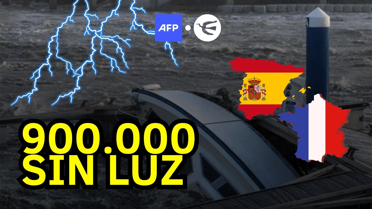 CAOS TOTAL EN FRANCIA Y ESPAÑA: El temporal Nils deja muertos y un apagón masivo 🚨🇪🇸