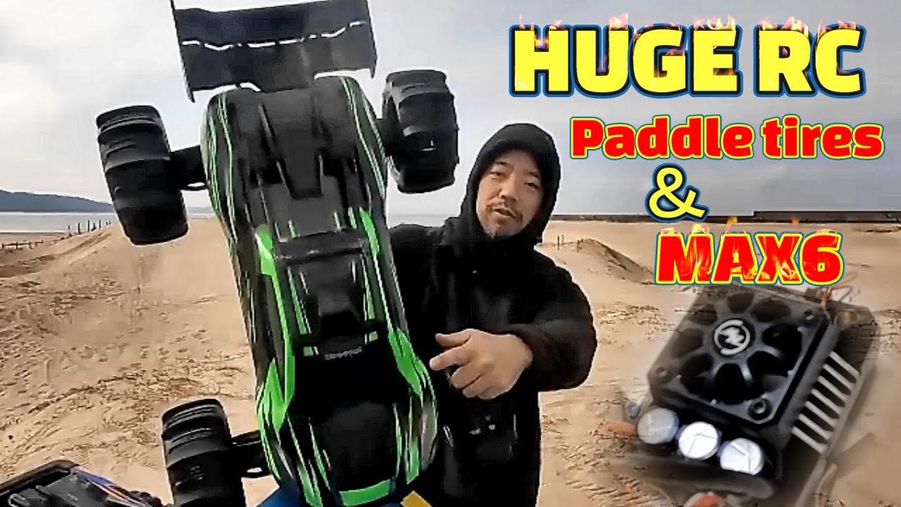 Установил HOBBYWING MAX6 и гребные шины на Traxxas XRT. Видео сравнения со штатным регулятором ск...