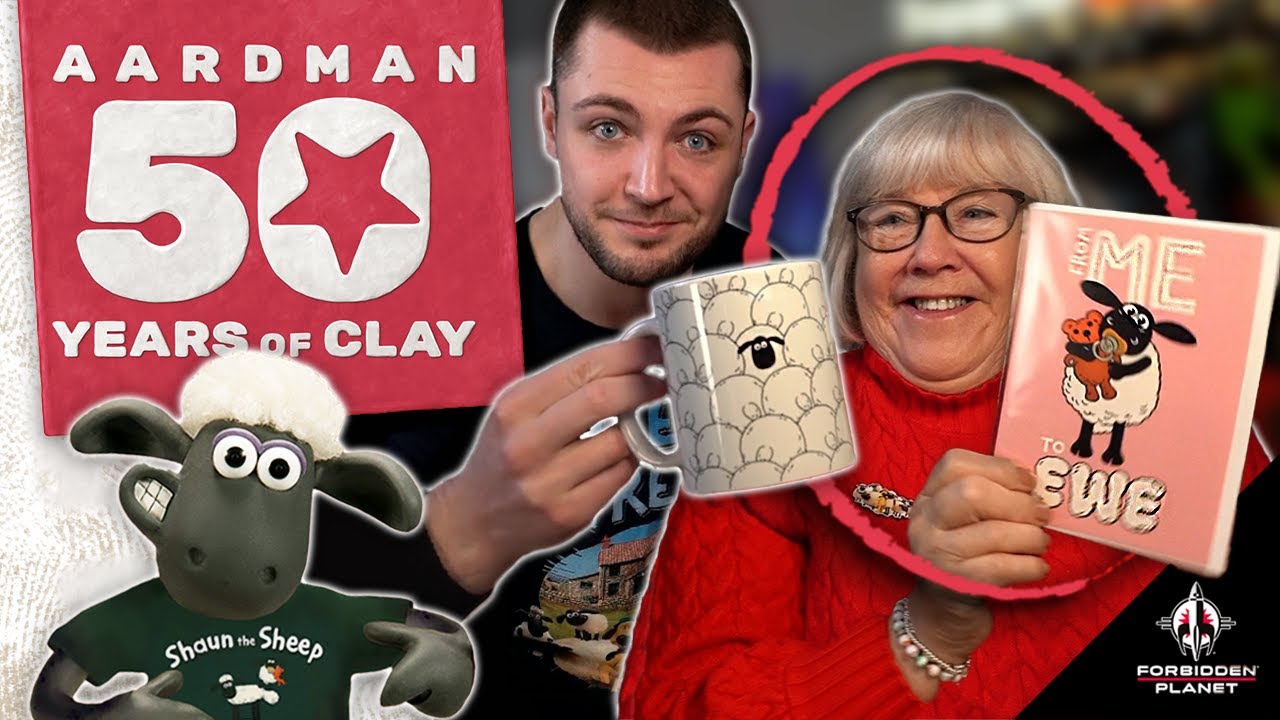 Наконец-то распаковываю свою официальную продукцию Aardman! С участием Наны.