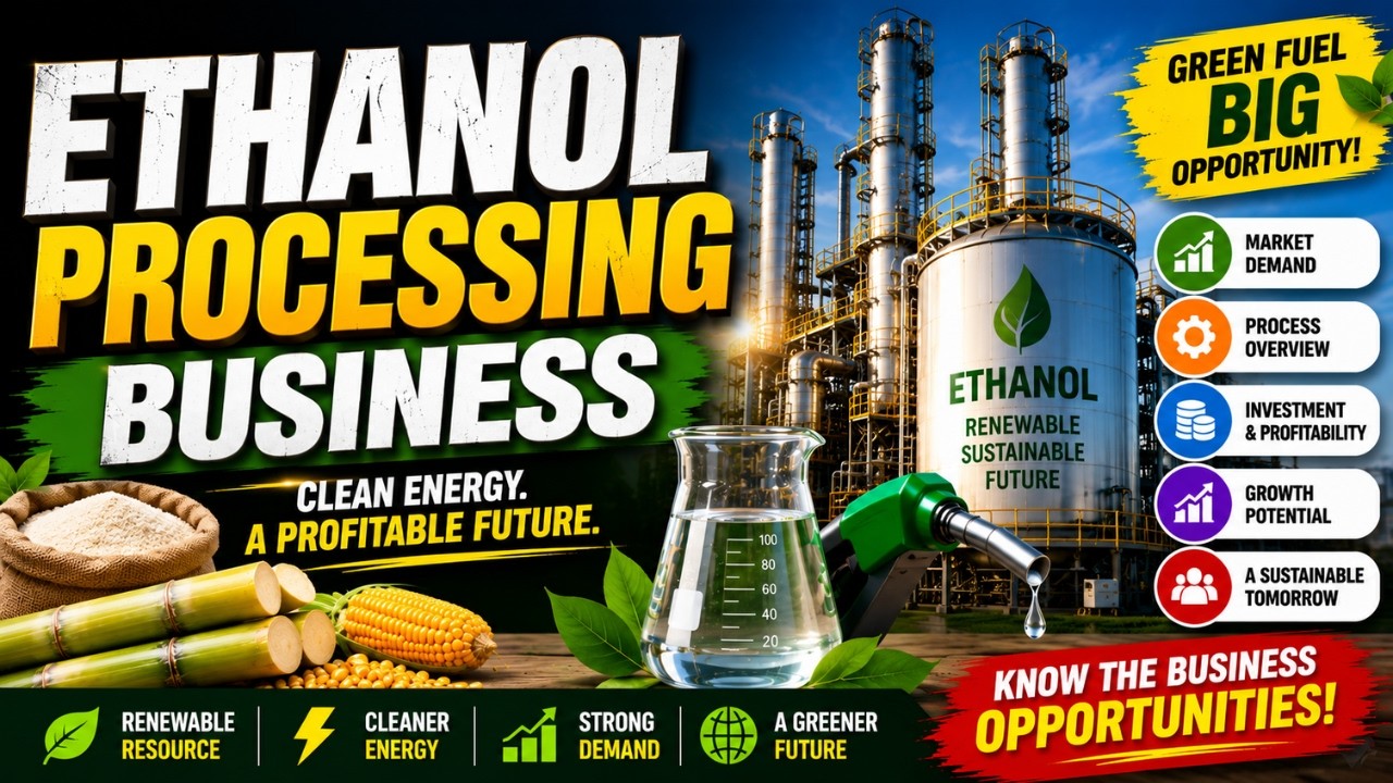 Biofuel Ethanol Production Business कैसे शुरू करें? |  Complete License, Setup Cost, & Profits