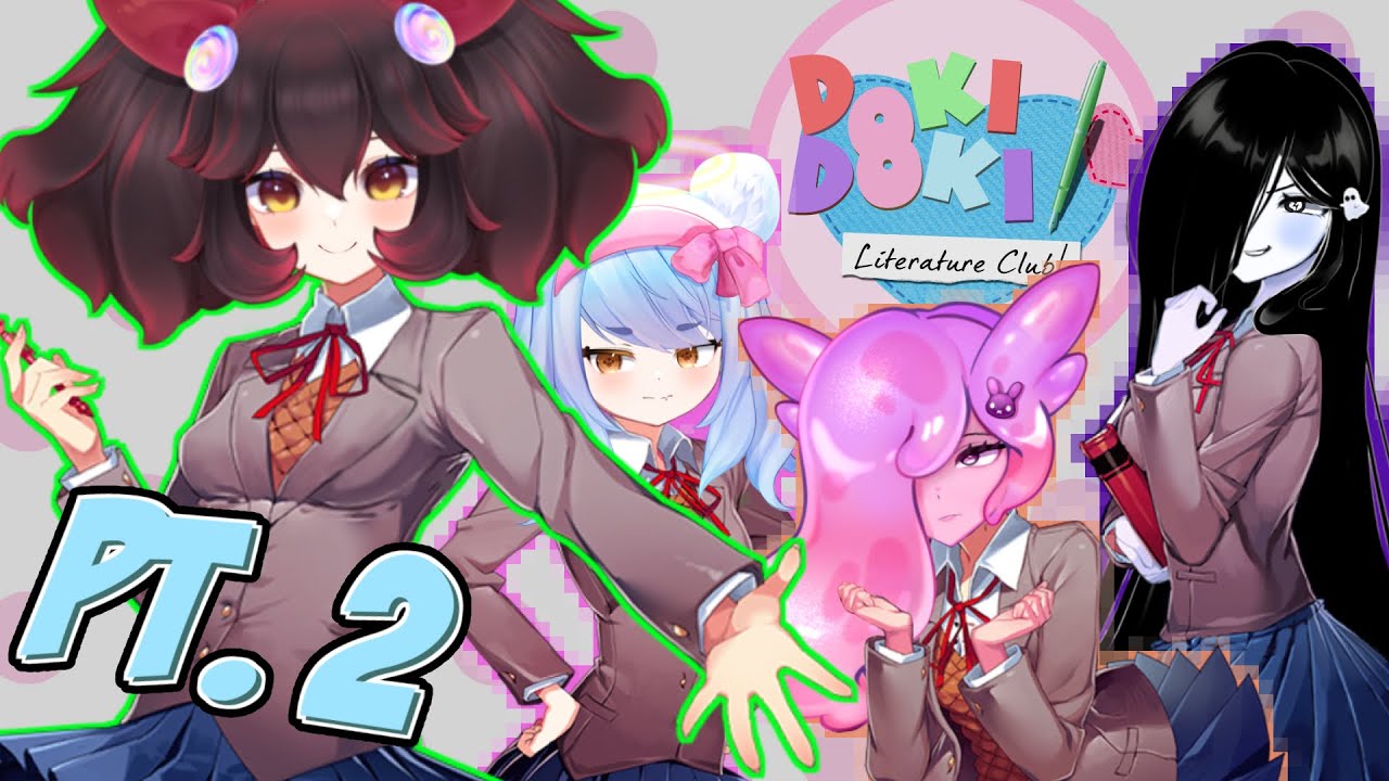 【DDLC: VAllure Collab】 PART 2: VOICE ACTING AND CHAOS ! ✂💔【VAllure】
