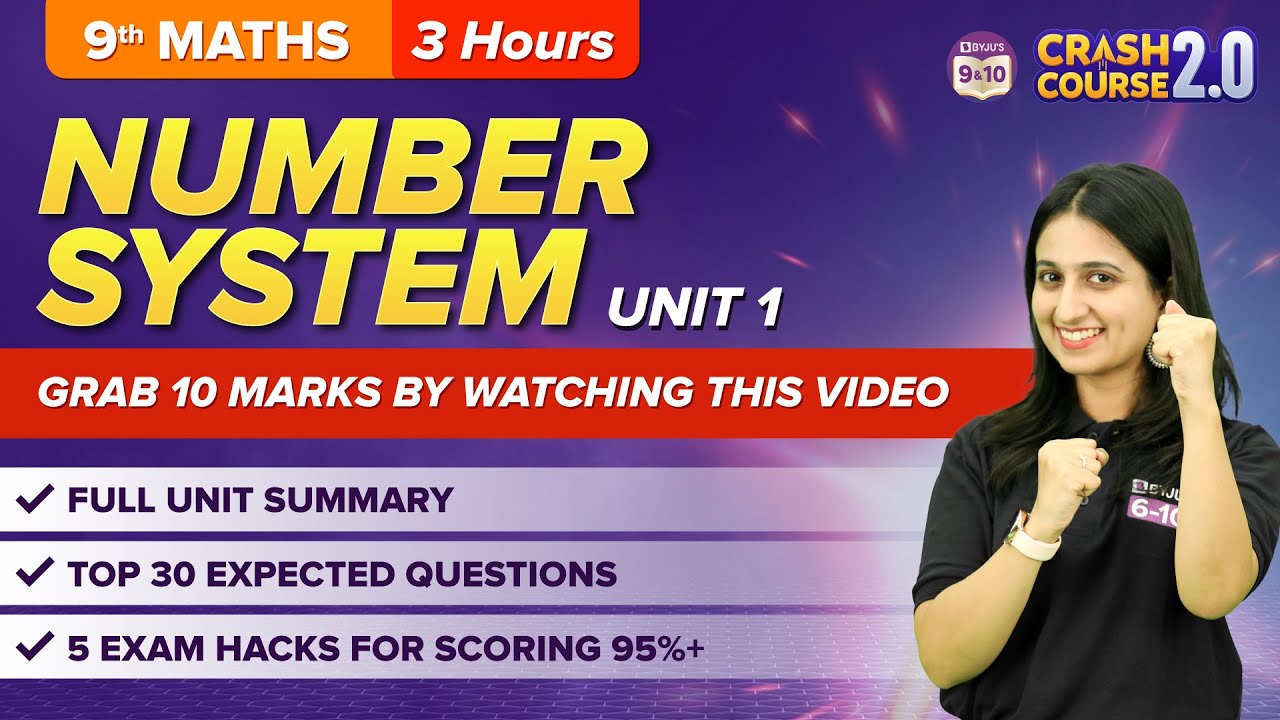 Complete Number Systems in One Shot Maths Class 9 | CBSE Class 9 Exams 2023 | Crash Course 2.0