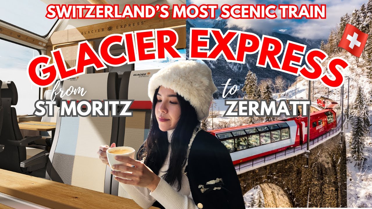 Я сел на самый живописный поезд Швейцарии GLACIER EXPRESS: из Санкт-Морица в Церматт