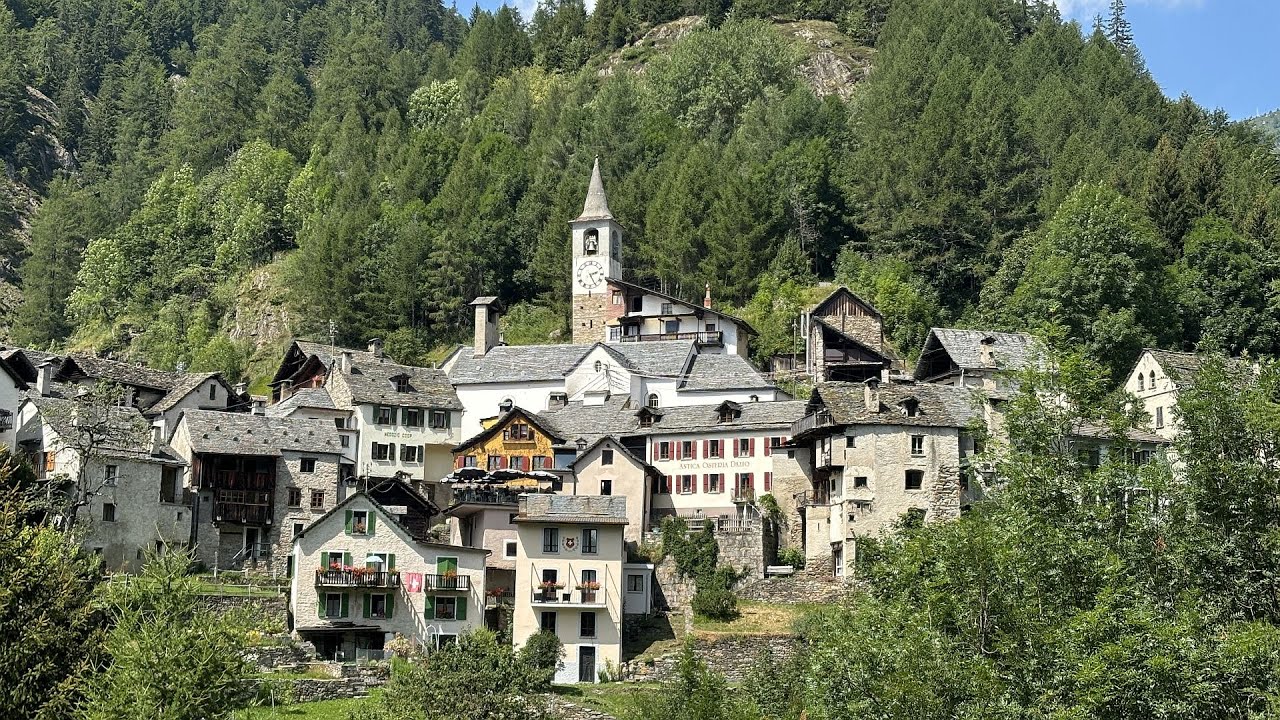 Fahrt von Fusio im Valle Maggia nach Locarno, August 2024