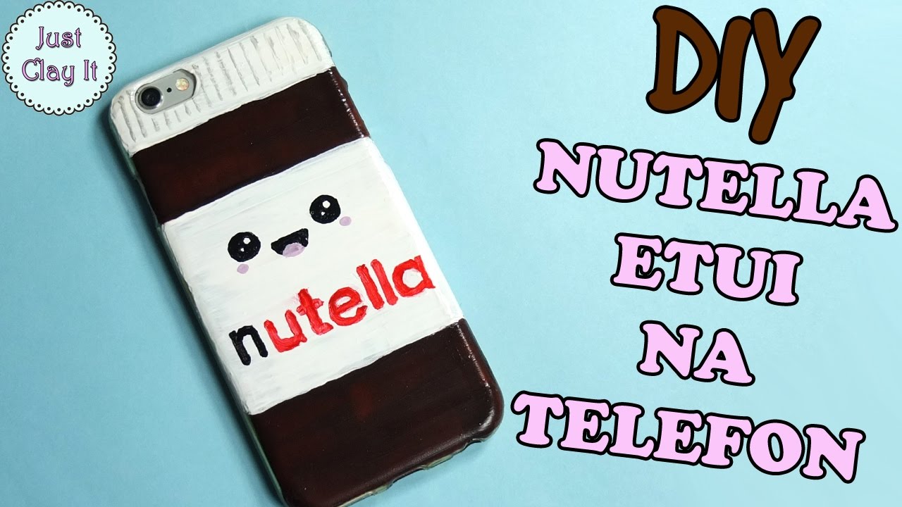 ♡ DIY ♡ Jak zrobić etui na telefon NUTELLA ! Łatwe malowane etui