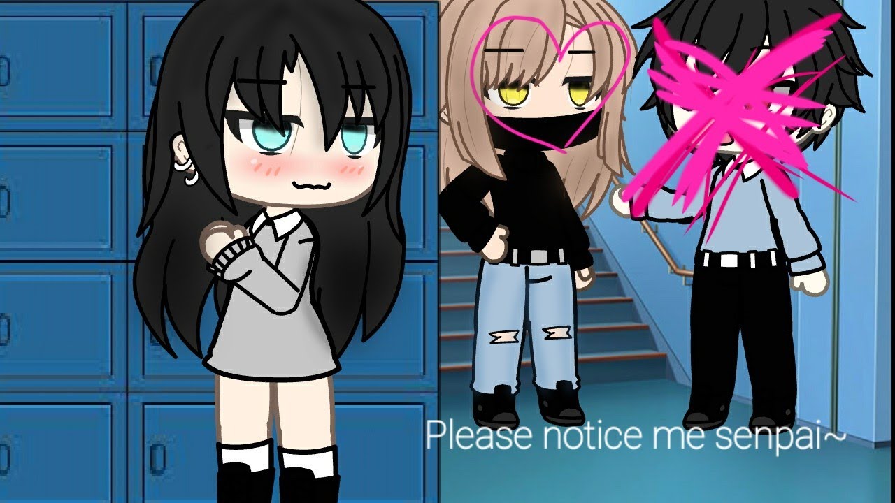 Please notice me senpai~ Glmm/ lesbian love♡ by: Lazy- Plays
