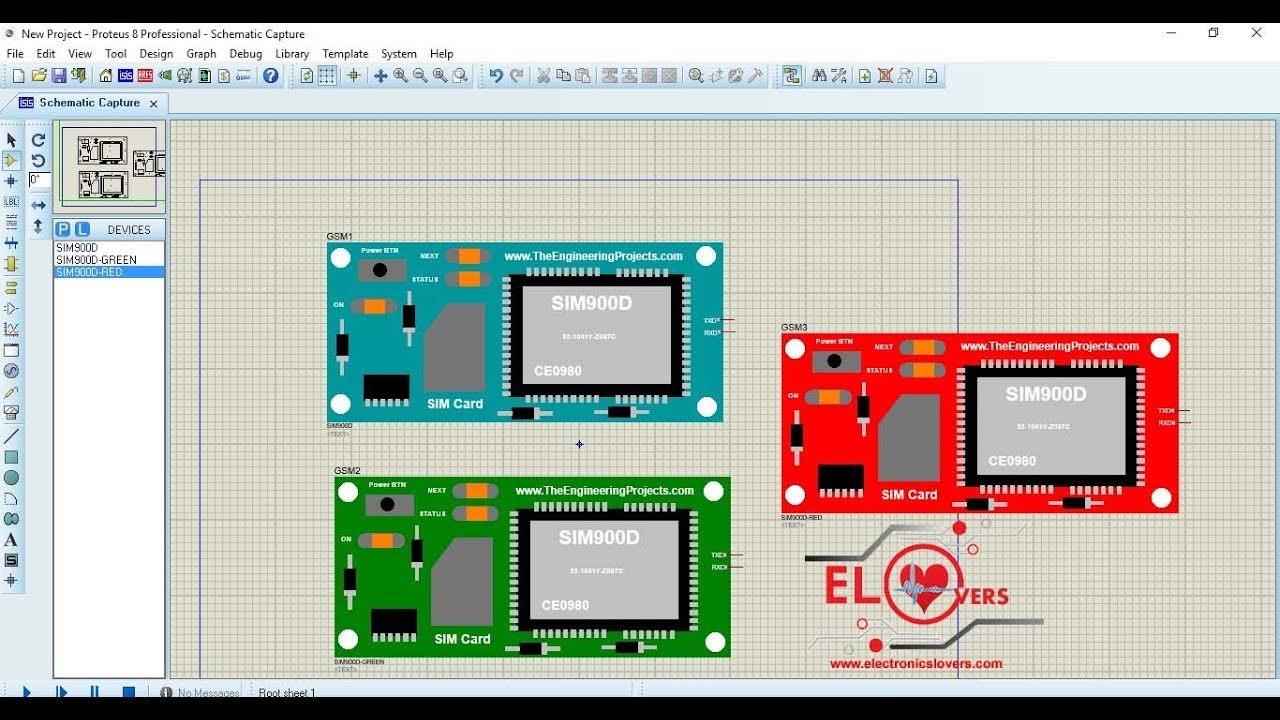 Learn How to add GSM Module Library in to  Proteus Software
