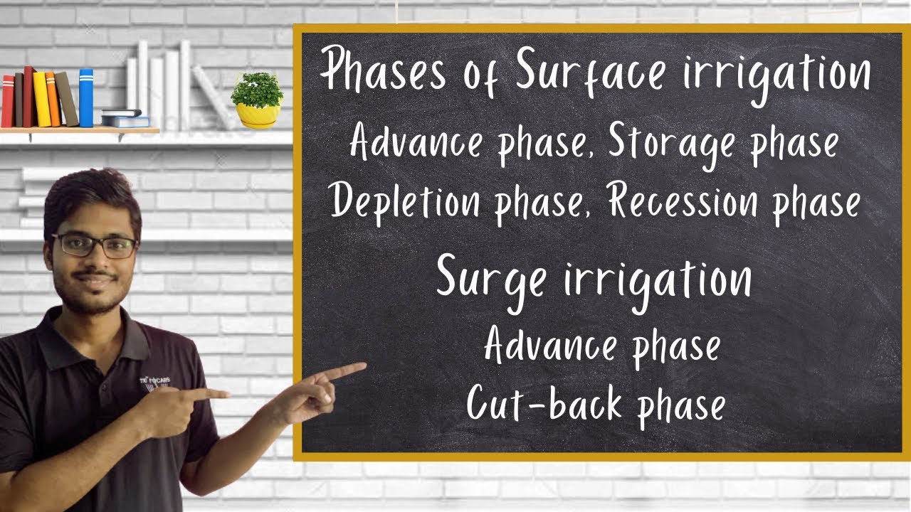 Phases of surface irrigation| Surge irrigation| Explanation with practical example