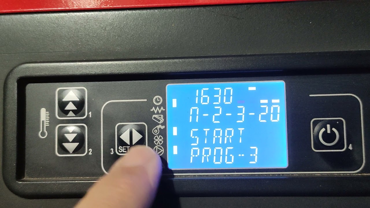 Programiranje kotla za rad - Za gospodina Branislava.