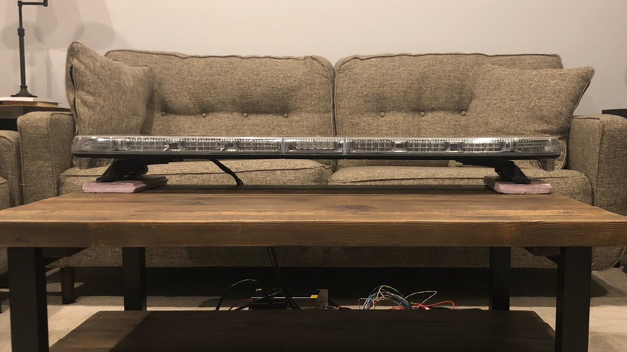 Whelen Justice WC Light Bar, CSP (colorado state patrol wecan lightbar external alleys colored lr11)