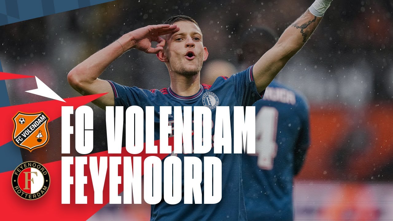 TOPWEEK voor Feyenoord! | Highlights FC Volendam - Feyenoord | Eredivisie 2022-2023