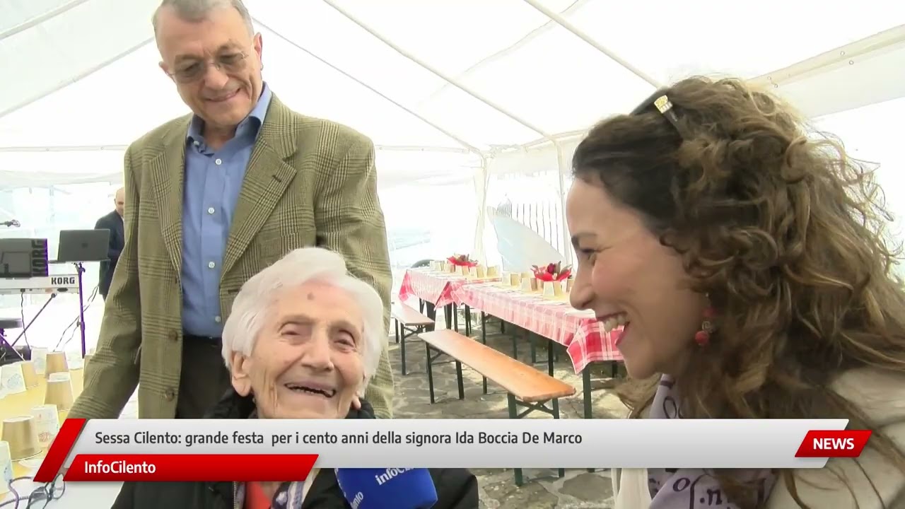 Sessa Cilento in festa per i 100 anni di nonna Ida