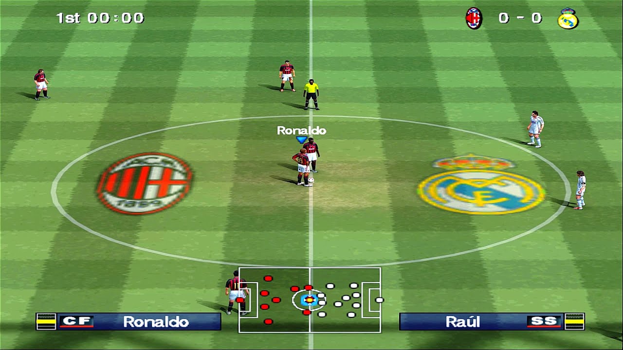 PES 6 - Милан против Реал Мадрид | PS2