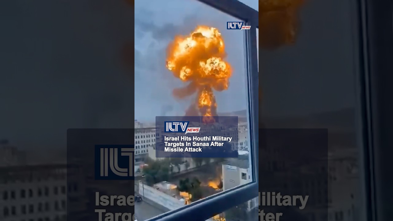 Israel hits key military sites in Sanaa after Houthis fire ballistic missile with cluster warhead