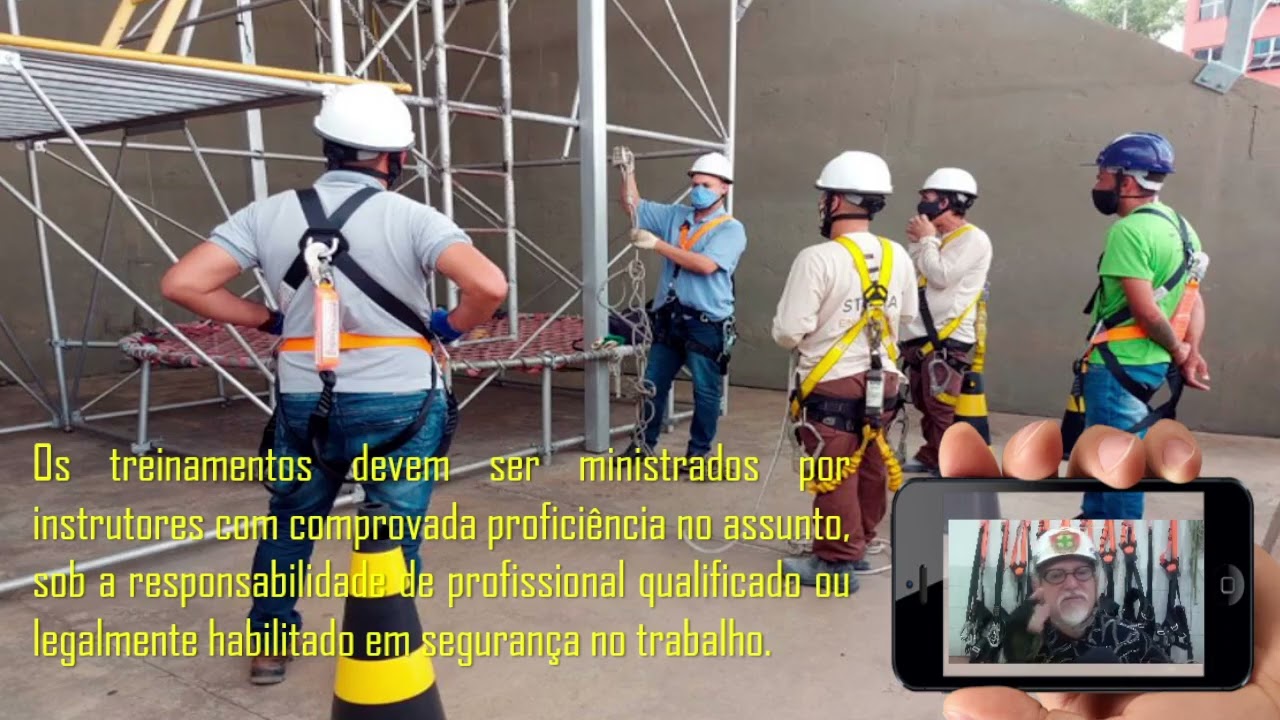 #Quais os Treinamentos Obrigatórios de trabalho em altura da NR35?