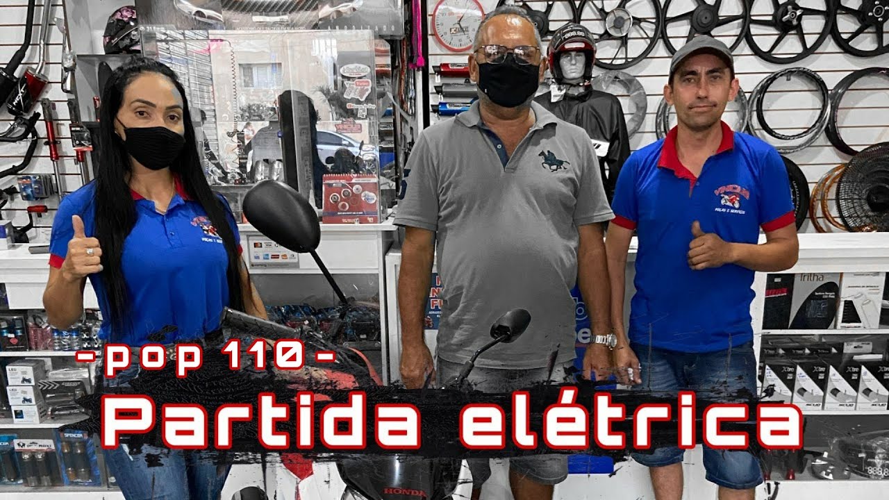 Colocando partida elétrica em pop 110 - Vinícius Moto Peças