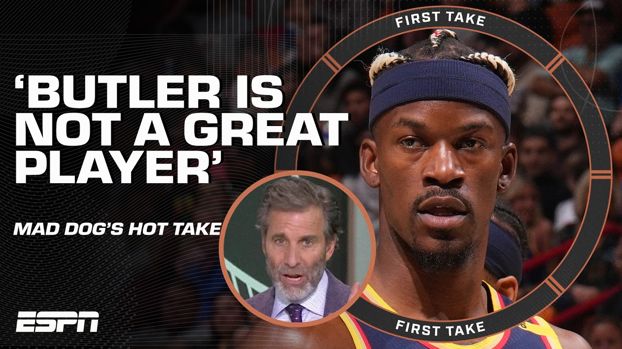 Mad Dog says Jimmy Butler 'IS NOT A GREAT PLAYER' 😳  THINGS GET HEATED with Stephen A.🍿| First Take