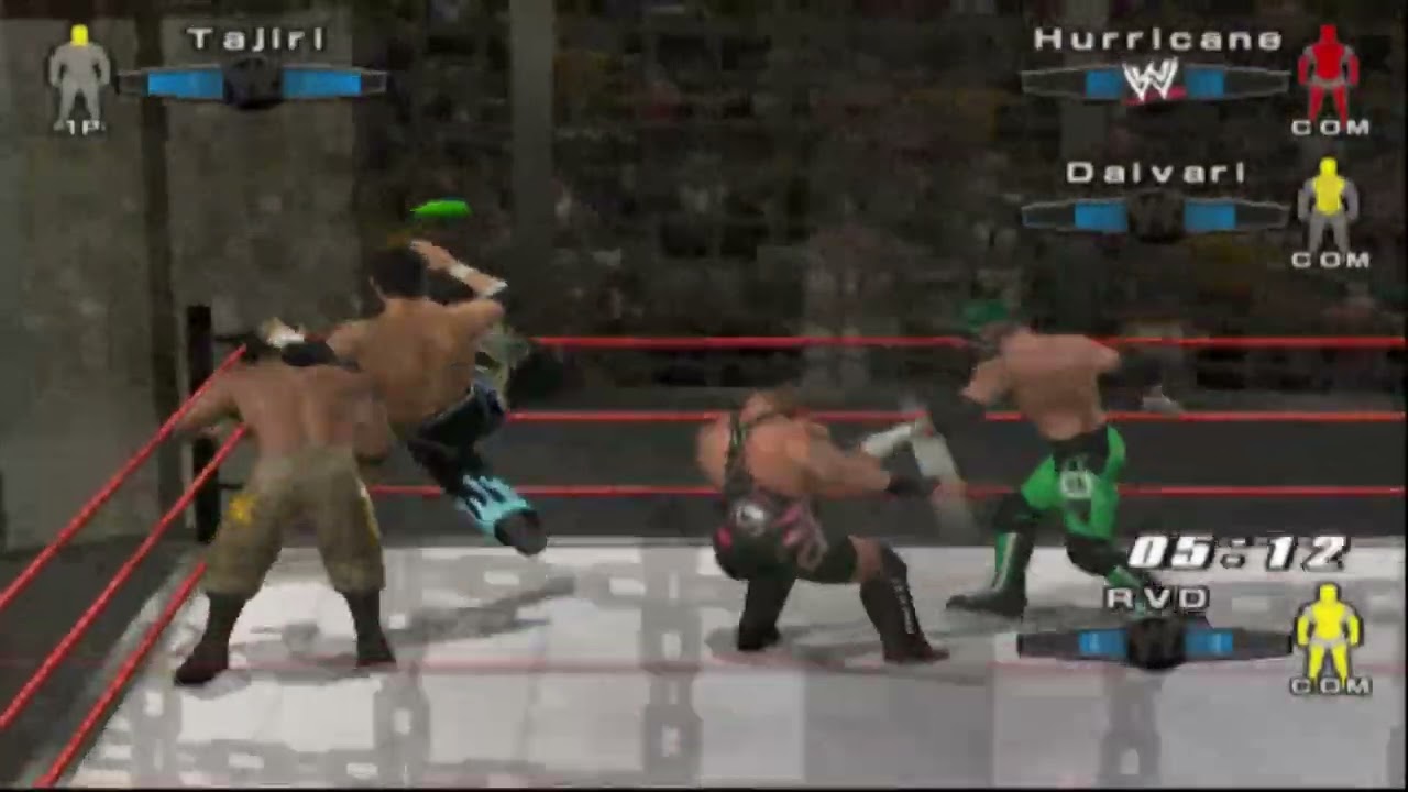 #smackdownvsraw2006 elemination chamber full fight for the cruiserweight championship .