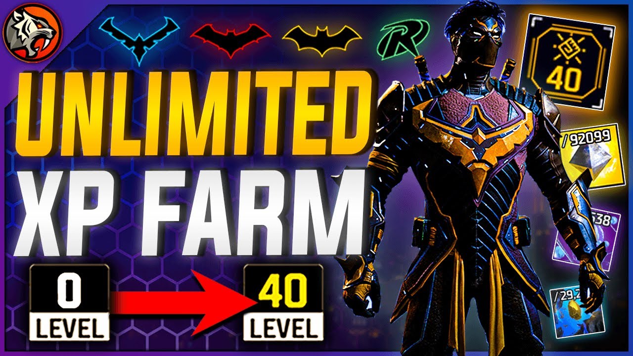 Gotham Knights — Неограниченный опыт // Мгновенный максимальный уровень 40 | 900 000 опыта в час