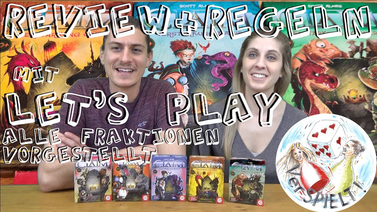 Claim, Claim 2, Claim Verstärkung Magie, Söldner, Orte Review + Let's Play + Regeln, alle Fraktionen