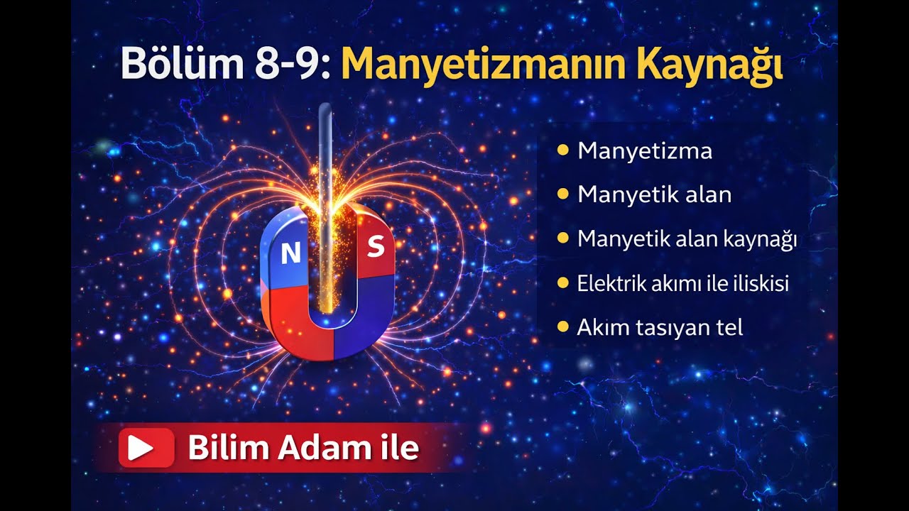 Fizik 2 | Bölüm 8-9 – Manyetizmanın Kaynağı