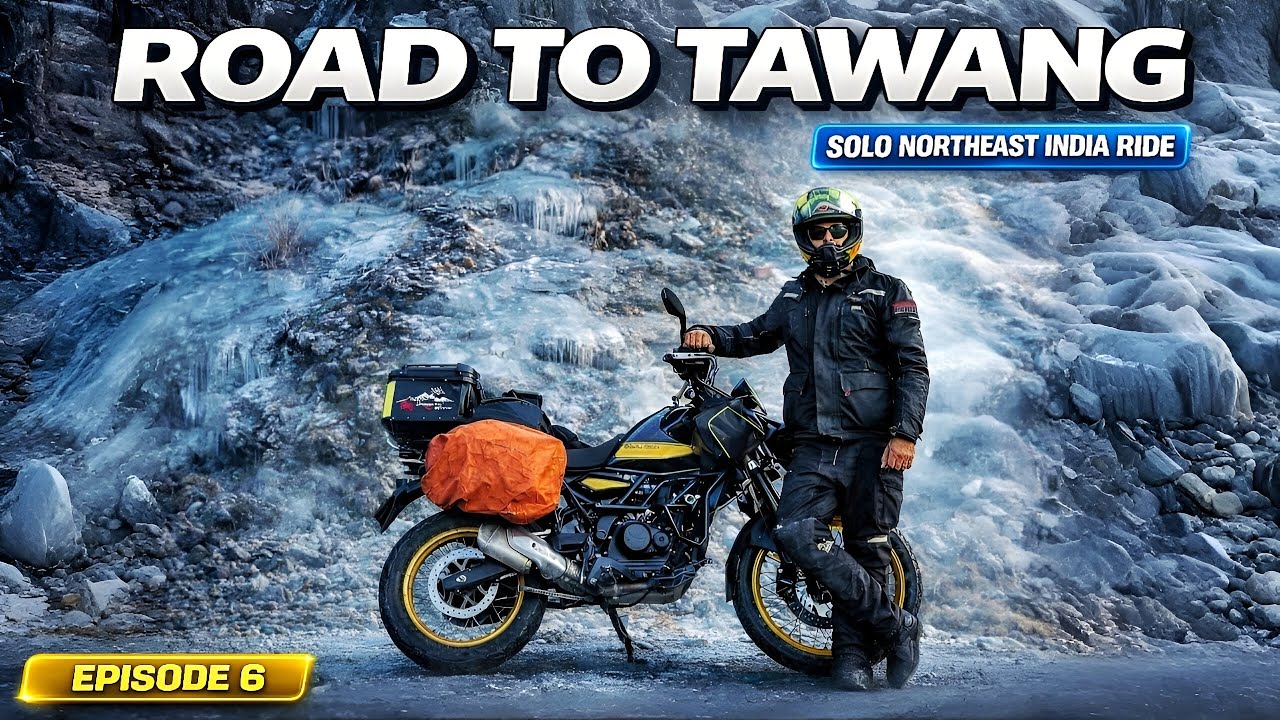 Guwahati to Tawang in Winters is NOT EASY | Guwahati to SELA Pass Solo Ride | EP06
