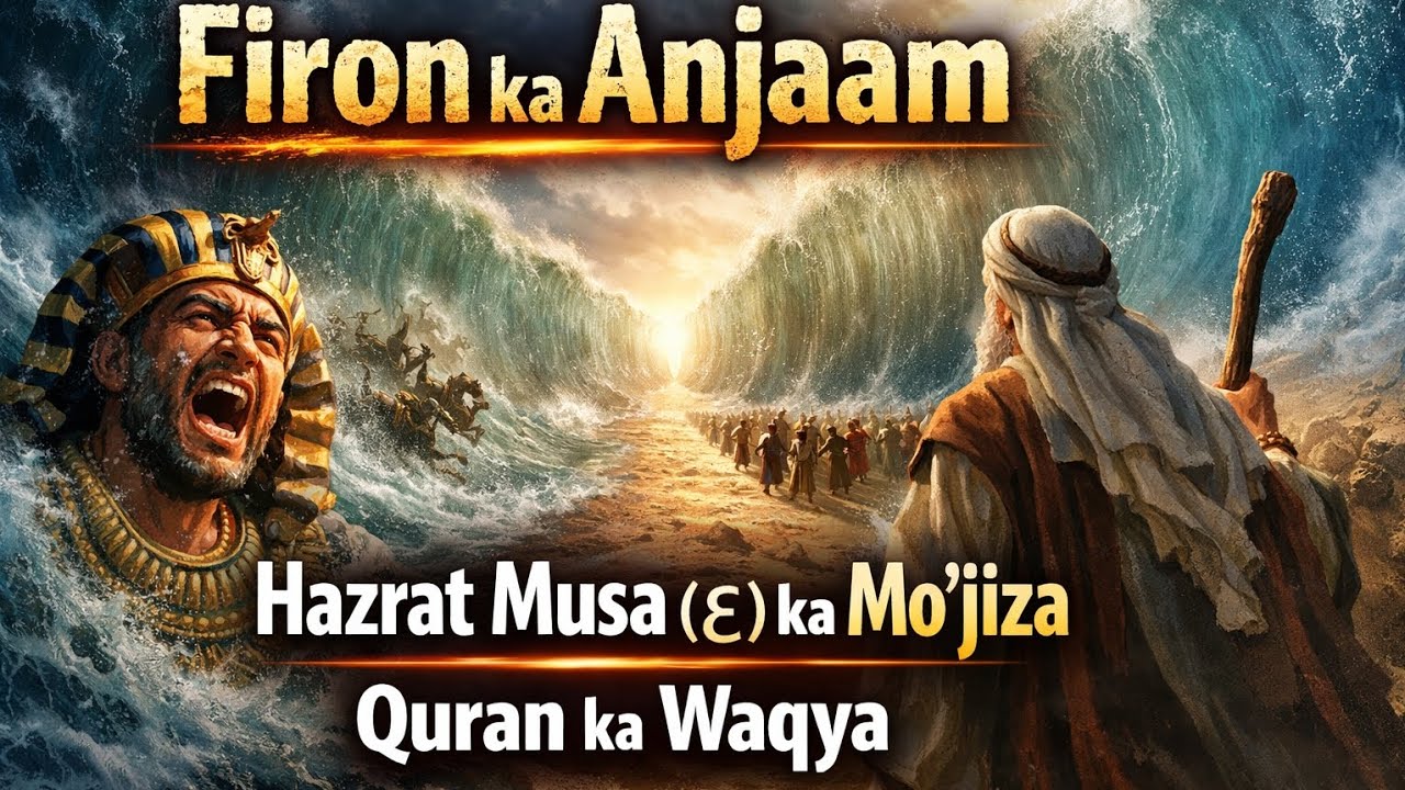 Firon ka Anjaam | Hazrat Musa (ع) ka Mo‘jiza | Quran ka Waqya