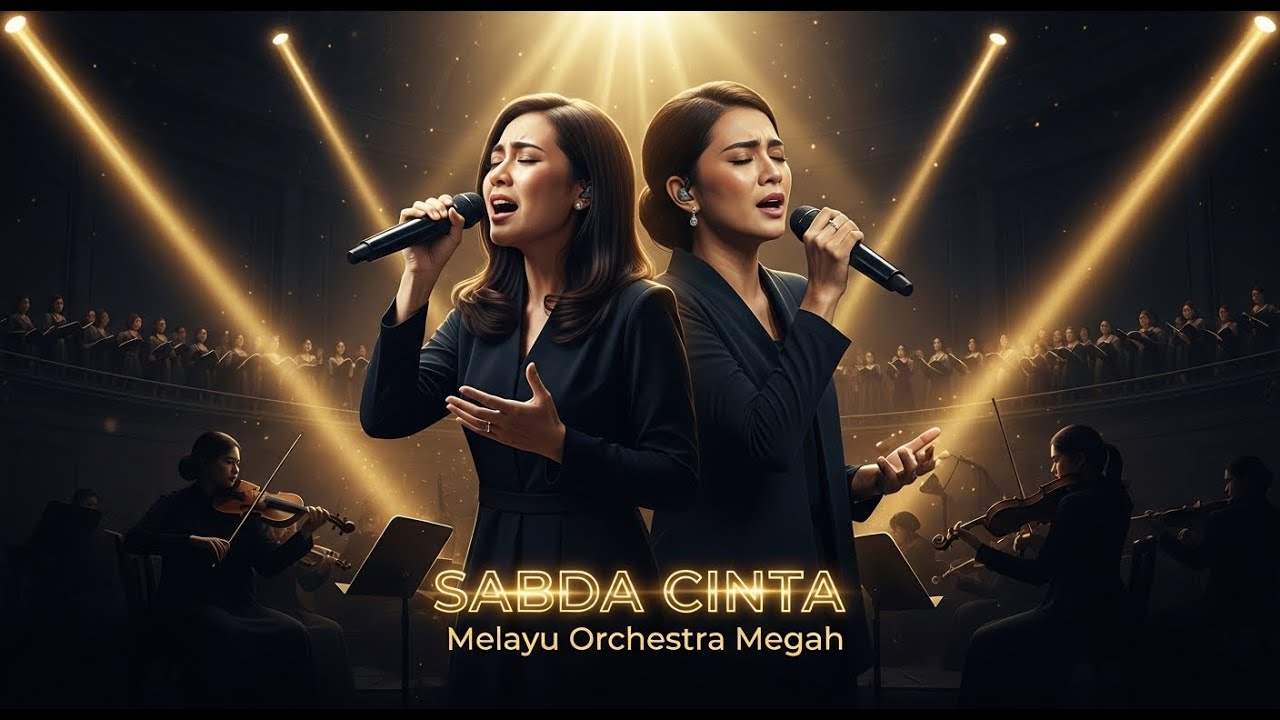 SIMFONI MEGAH!! Lagu SABDA CINTA - IYETH BUSTAMI & ERIE SUZAN | Versi Melayu Orchestra Mewah.