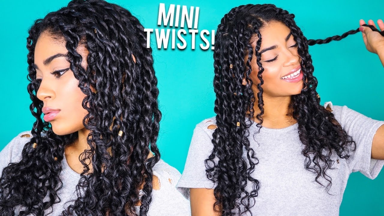 How To: Mini Twists - Curly Natural Hair | jasmeannnn