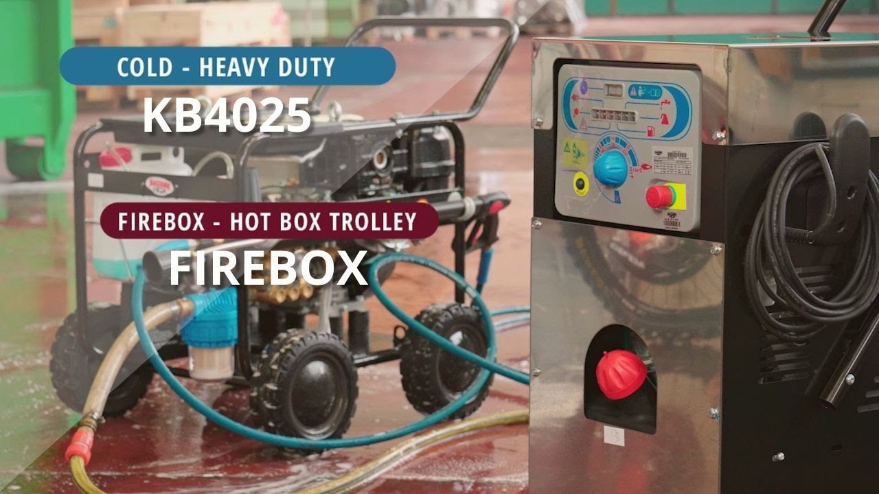 MAZZONI KB4025 - Cold water high pressure washer - pairing with MAZZONI HOT BOX