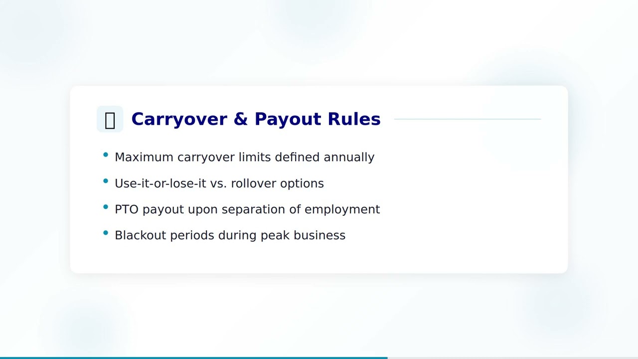 Leave & Time Off - PTO, Sick Leave & Request Procedures