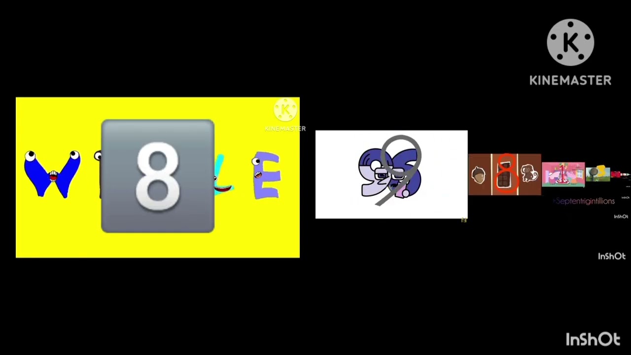 Numbers 0 To Novemtrigintillion in cartoons