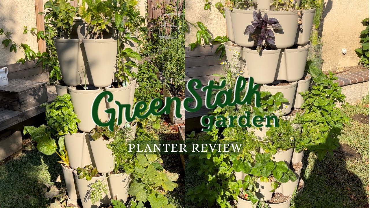 GREENSTALK PLANTER REVIEW | 5-TIER ORIGINAL + 7-TIER LEAF | PART 1