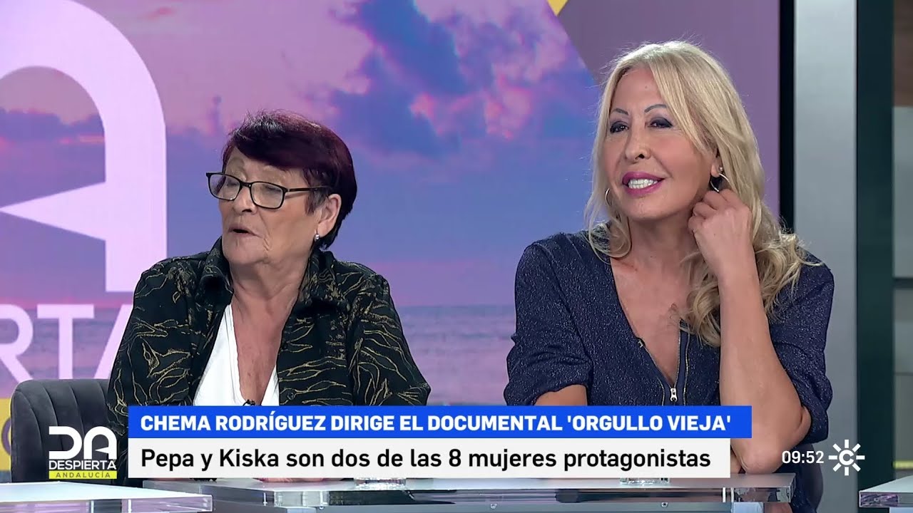 La Kiska en CanalSurTv promocionando #OrgulloVieja