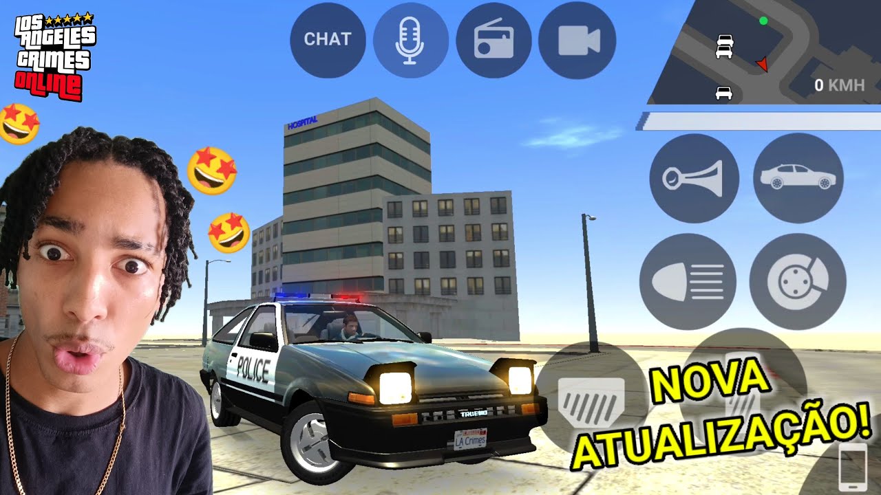 SAJU! NOVA ATUALIZA&Ccedil;&Atilde;O DO LAC ONLINE! (CARRO NOVO, MINI MAPA E R&Aacute;DIO) Los Angeles Crimes Online 