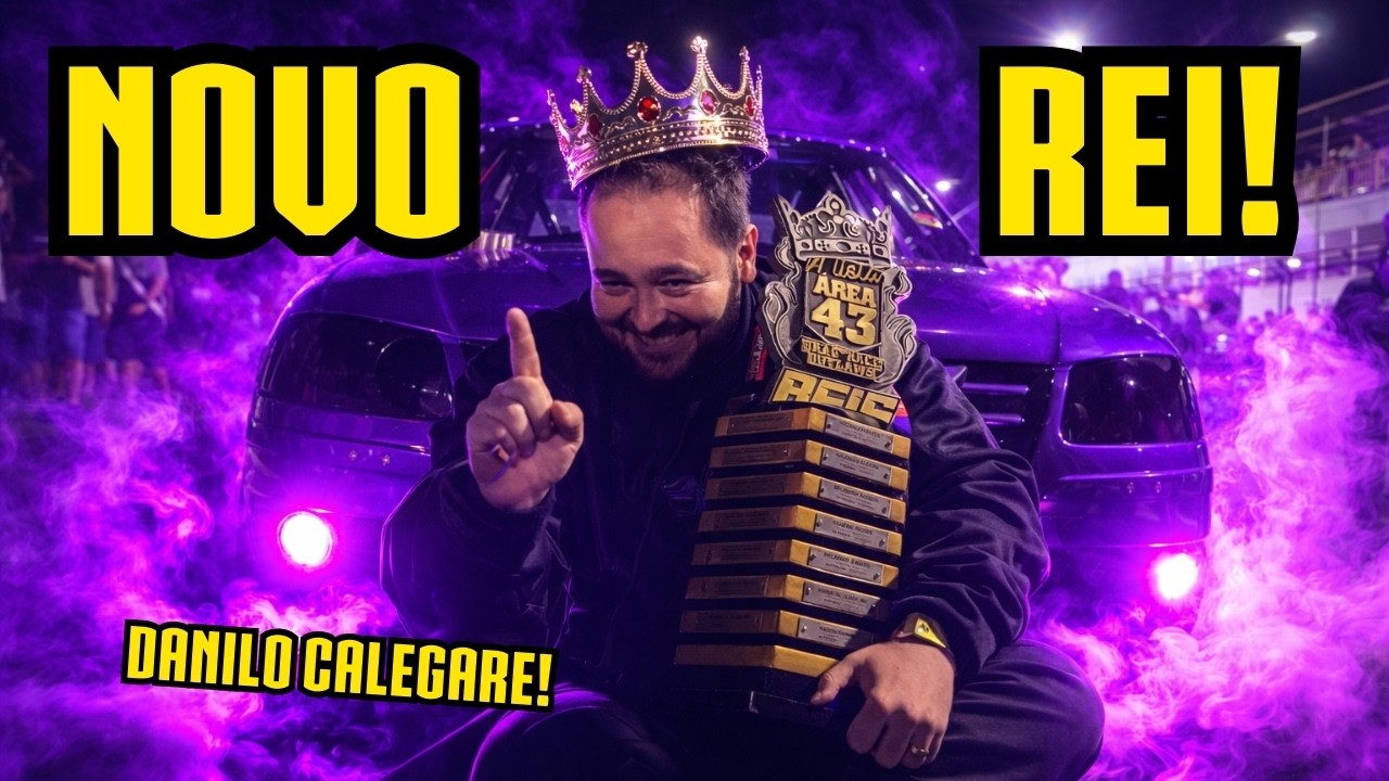 DANILO CALEGARE ASSUME A COROA DA LISTA ÁREA 43!