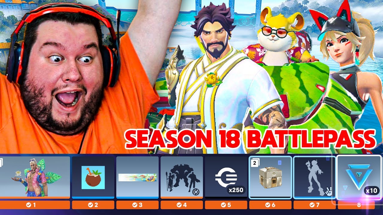 Everything NEW In The Overwatch 2 Season 18 Battlepass And MORE!!