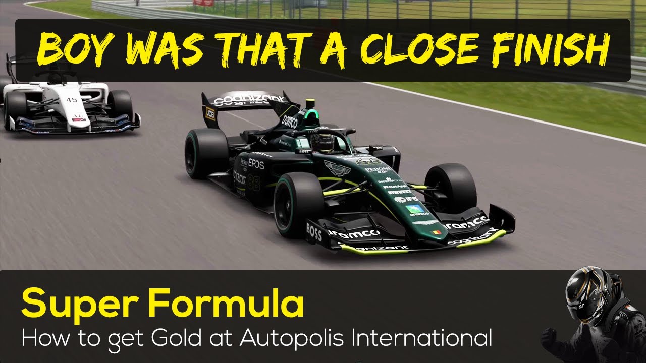 Gran Turismo 7 - How To Get Gold in the Super Formula race at the Autopolis International (HARD)
